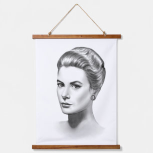 Grace Kelly Hanging Tapestry