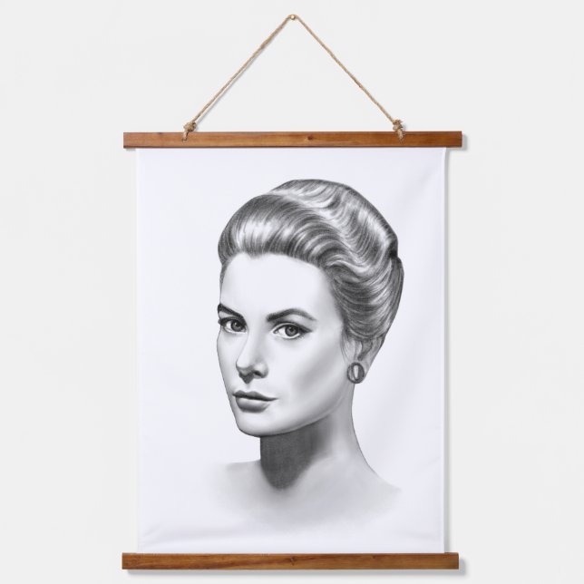Grace Kelly Hanging Tapestry (Front)