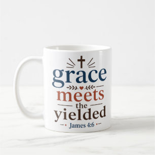 Grace Meets The Yielded Christian Encouragement Coffee Mug