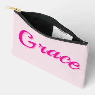 Grace Name In Passion Pink, Accessory Pouch