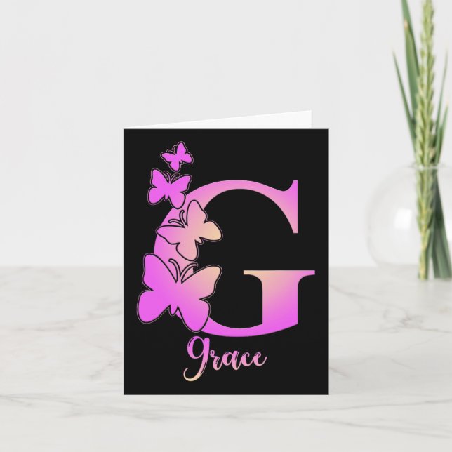 Grace  new school year card (Front)