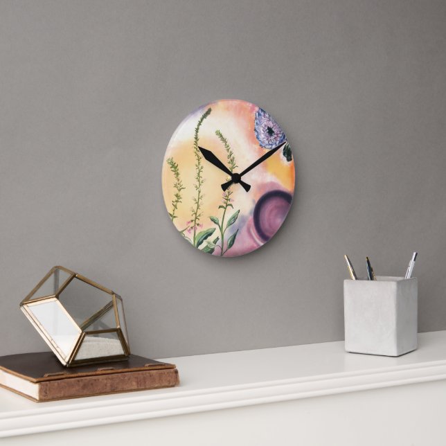 Grace of Filigree Round Clock (Office)