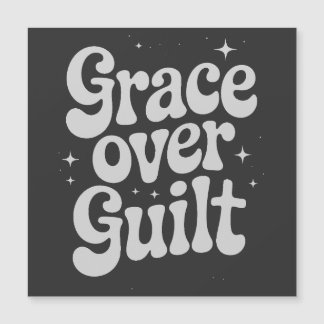 Grace Over GuiltMagnetic Card