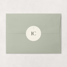 Grace Sage Monogram Cross