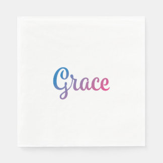 Grace Stylish Cursive Napkin