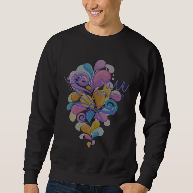 Grace Upon Grace Dragonfly Pastel Sweatshirt (Front)