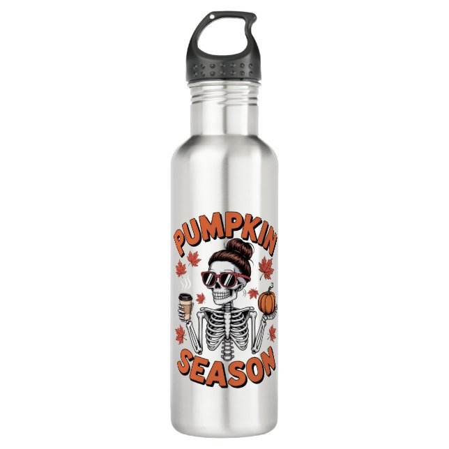 Grace Upon Grace Fall Pumpkin 710 Ml Water Bottle (Front)