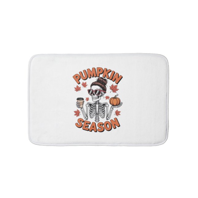 Grace Upon Grace Fall Pumpkin Bath Mat (Front)
