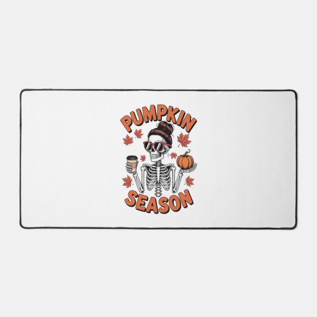 Grace Upon Grace Fall Pumpkin Desk Mat (Front)