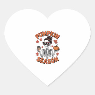 Grace Upon Grace Fall Pumpkin Heart Sticker