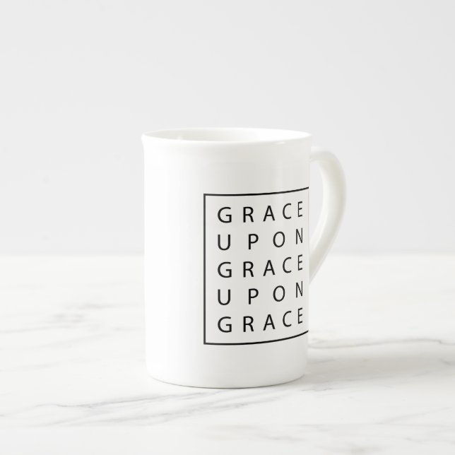 Grace Upon Grace Modern Scripture Mug (Front Right)