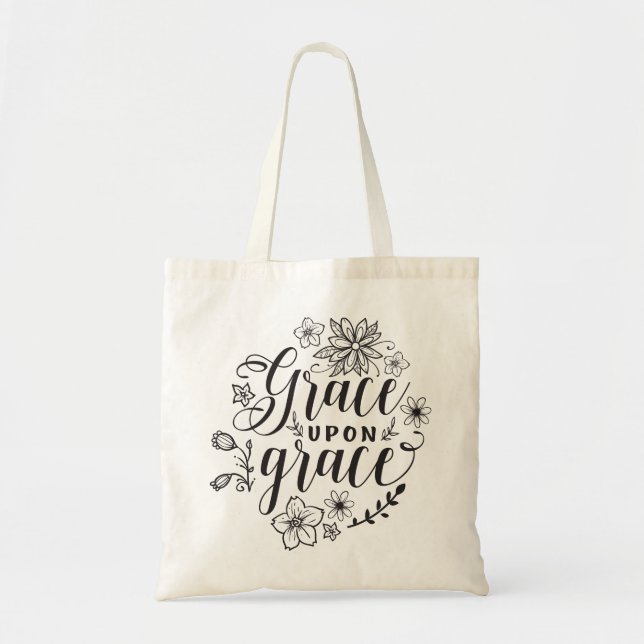Grace upon grace tote bag (Front)