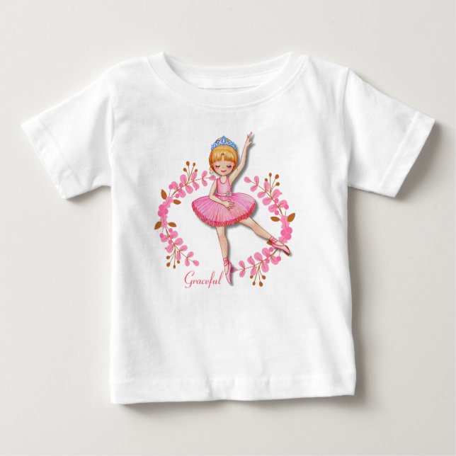 Graceful Ballerina Golden Blonde T-Shirt (Front)