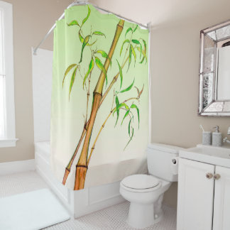 Graceful Bamboo Shower Curtain