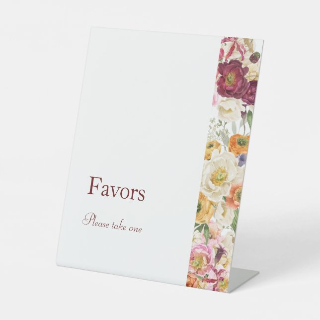 GRACEFUL Blooms Favours Sign (Front)