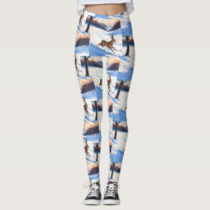 Graceful Bounds of Hare : Full of Winter Joy Leggings