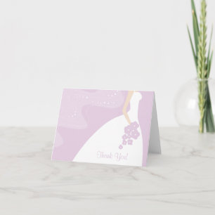Graceful Bride Thank You Note Card