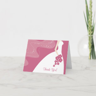 Graceful Bride Thank You Note Card