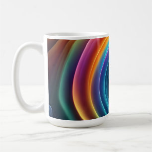 Graceful Bright Rainbow Waterfall Coffee Mug
