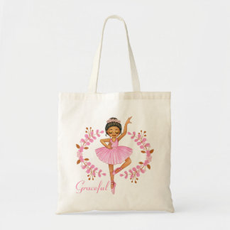 Graceful Brunette Ballerina  Tote Bag