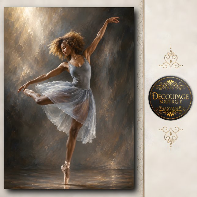 Graceful Contemporary Ballet Dancer Tissue Paper (Graceful Contemporary Ballet Dancer Tissue Paper)