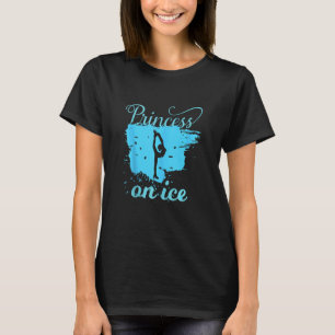 Graceful Dancing Ice Skating Princess On Ice T-Shirt