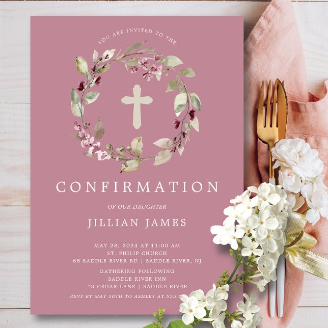 Graceful Gathering First Confirmation Invitation (Creator Uploaded)