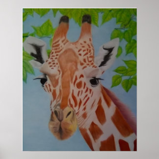 Graceful Giraffe  Poster