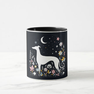 Graceful Greyhound Blossoms Mug