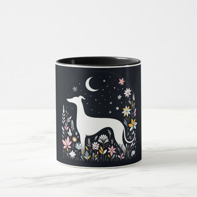 Graceful Greyhound Blossoms Mug (Center)