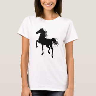 Graceful Horse Silhouette in Motion T-Shirt