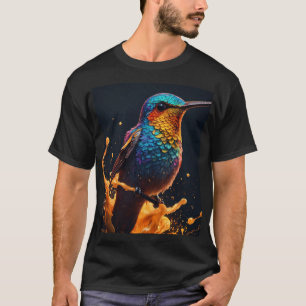 Graceful Hummingbird Flight T-Shirt