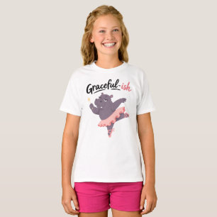 Graceful-ish Hippo Ballerina T-Shirt