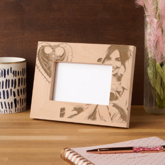 Graceful Journalist in Action: Beauty and Words Etched Frames