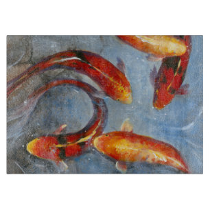Graceful Koi I Cutting Board