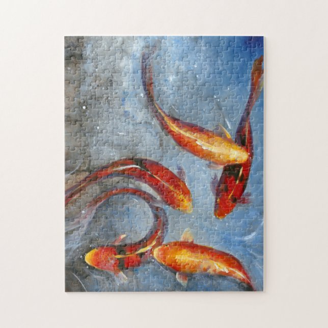 Graceful Koi I Jigsaw Puzzle (Vertical)
