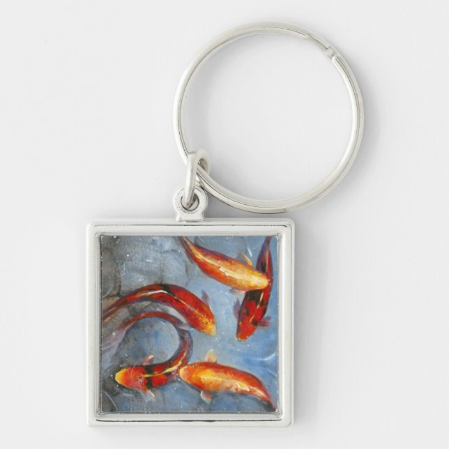 Graceful Koi I Key Ring (Front)