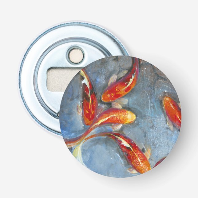 Graceful Koi II Bottle Opener (Front)