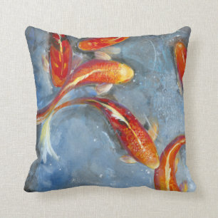 Graceful Koi II Cushion
