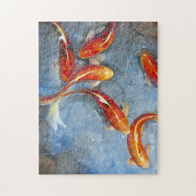 Graceful Koi II Jigsaw Puzzle (Vertical)