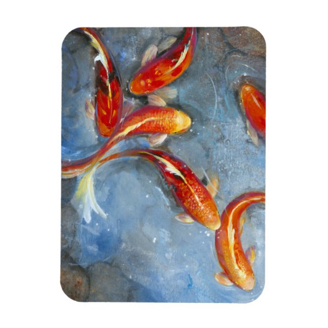 Graceful Koi II Magnet (Vertical)