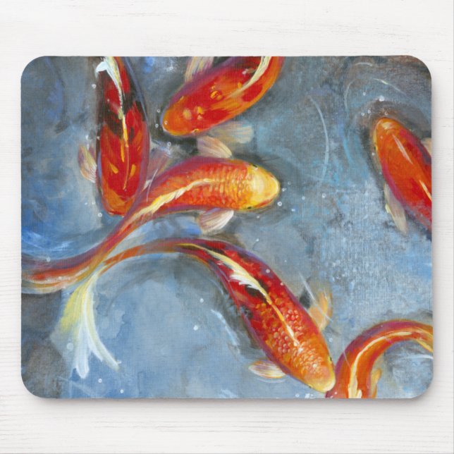 Graceful Koi II Mouse Pad (Front)