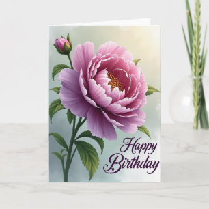 Graceful Lavender Bloom Card