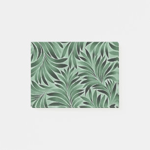 Graceful Leaves Jade And Marine Green Shades Post-it Notes