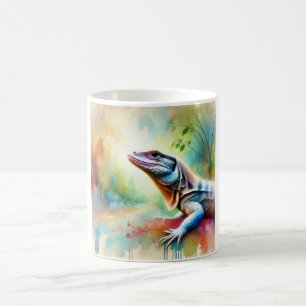 Graceful Lizard 240824AREF128 - Watercolor Coffee Mug