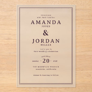 Graceful Maroon Calligraphy Template