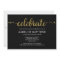 Graceful Script Editable Colour Graduation Invite