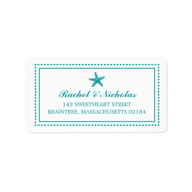Graceful Starfish | Mailing Address Label (Front)