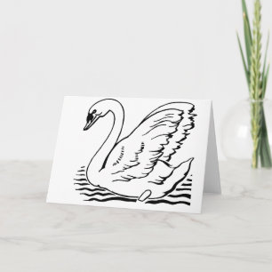 Graceful Swan Card