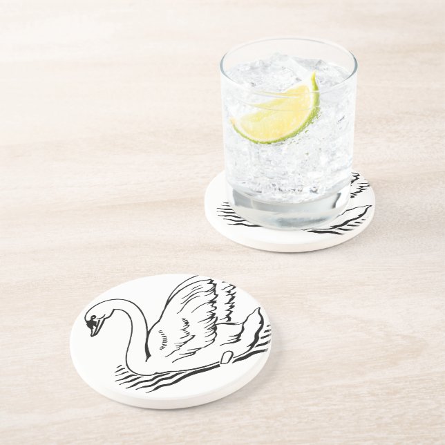 Graceful Swan Coaster (Side)